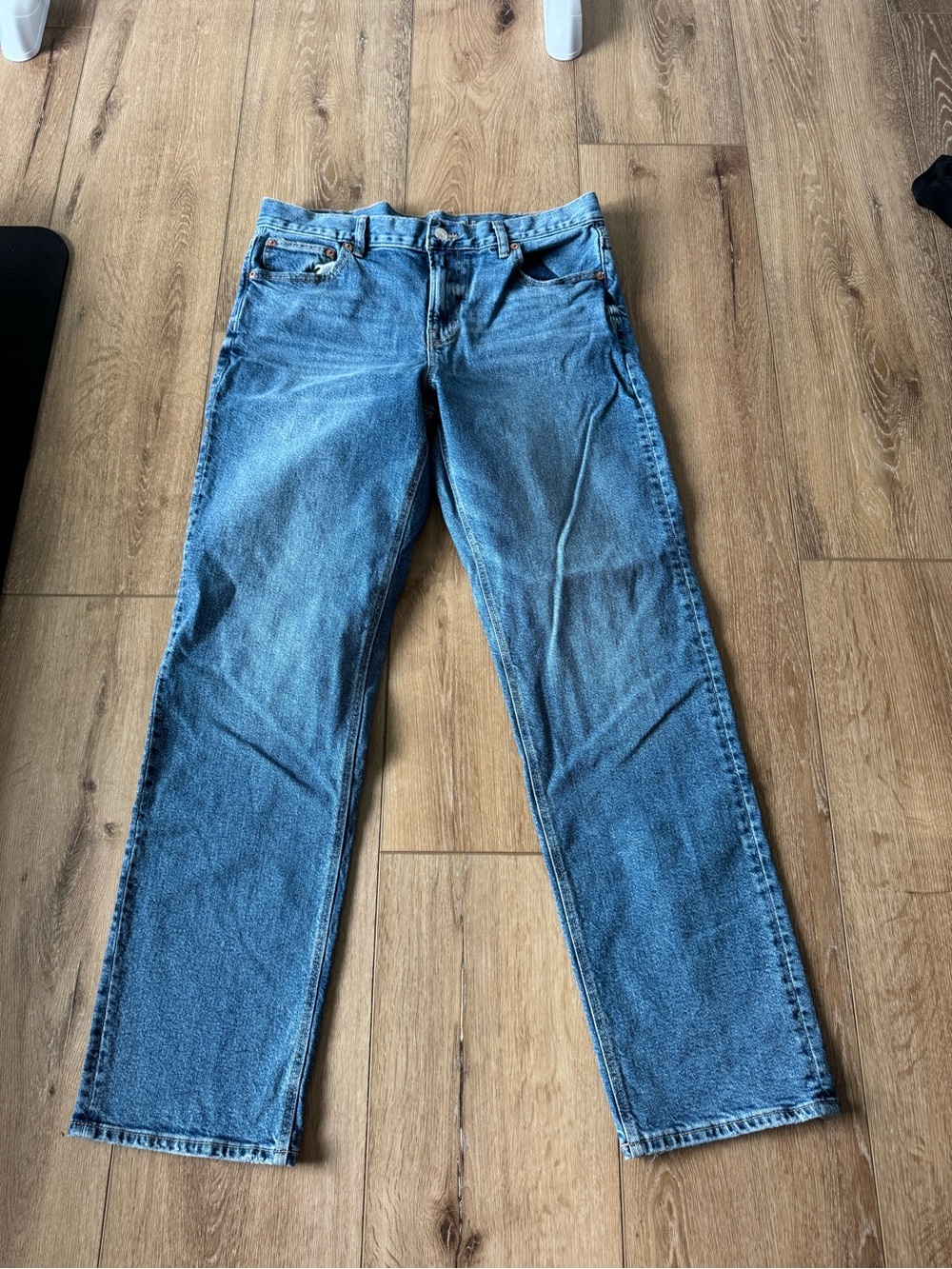 American Eagle high rise straight jeans women’s size 10 Long